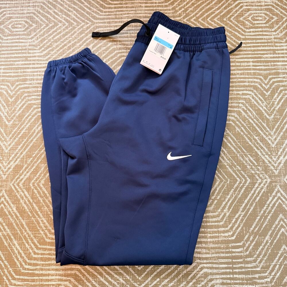 Nike Therma-FIT Jogger Pants Mens Medium Blue Dri-FIT Athletic Training